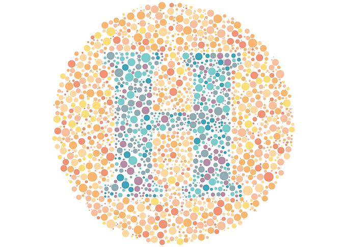 H Eye Test Letter Circle