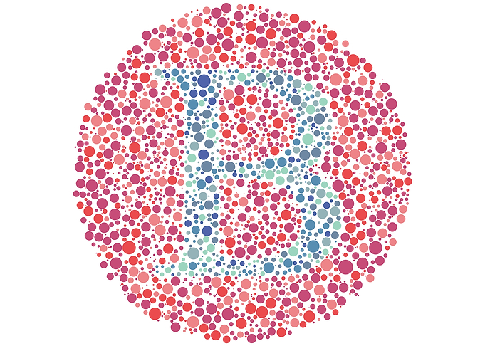 B Eye Test Letter Circle