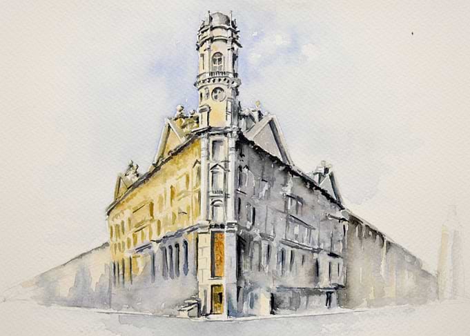 Five corners square