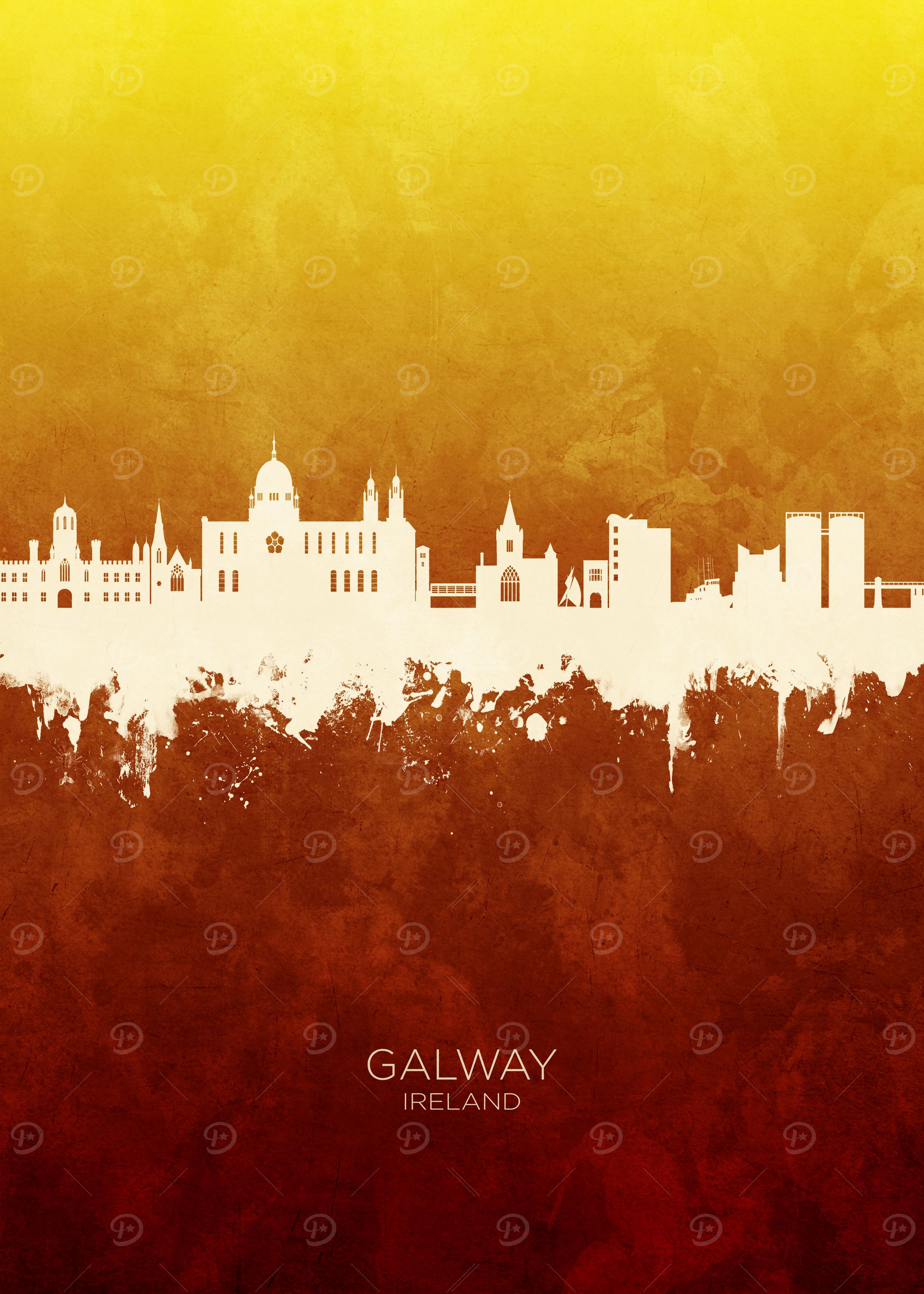 Galway Ireland Skyline