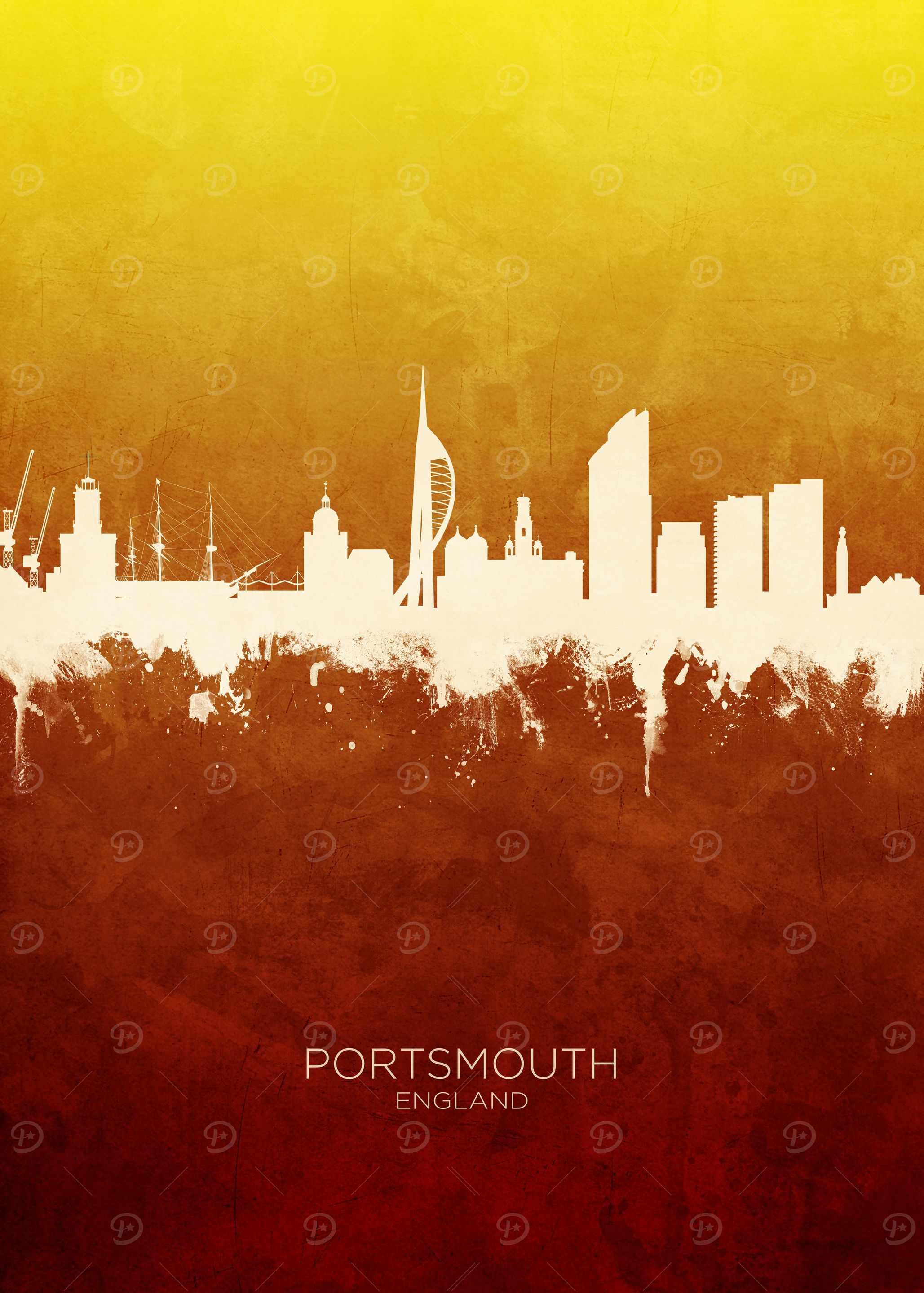 Portsmouth England Skyline