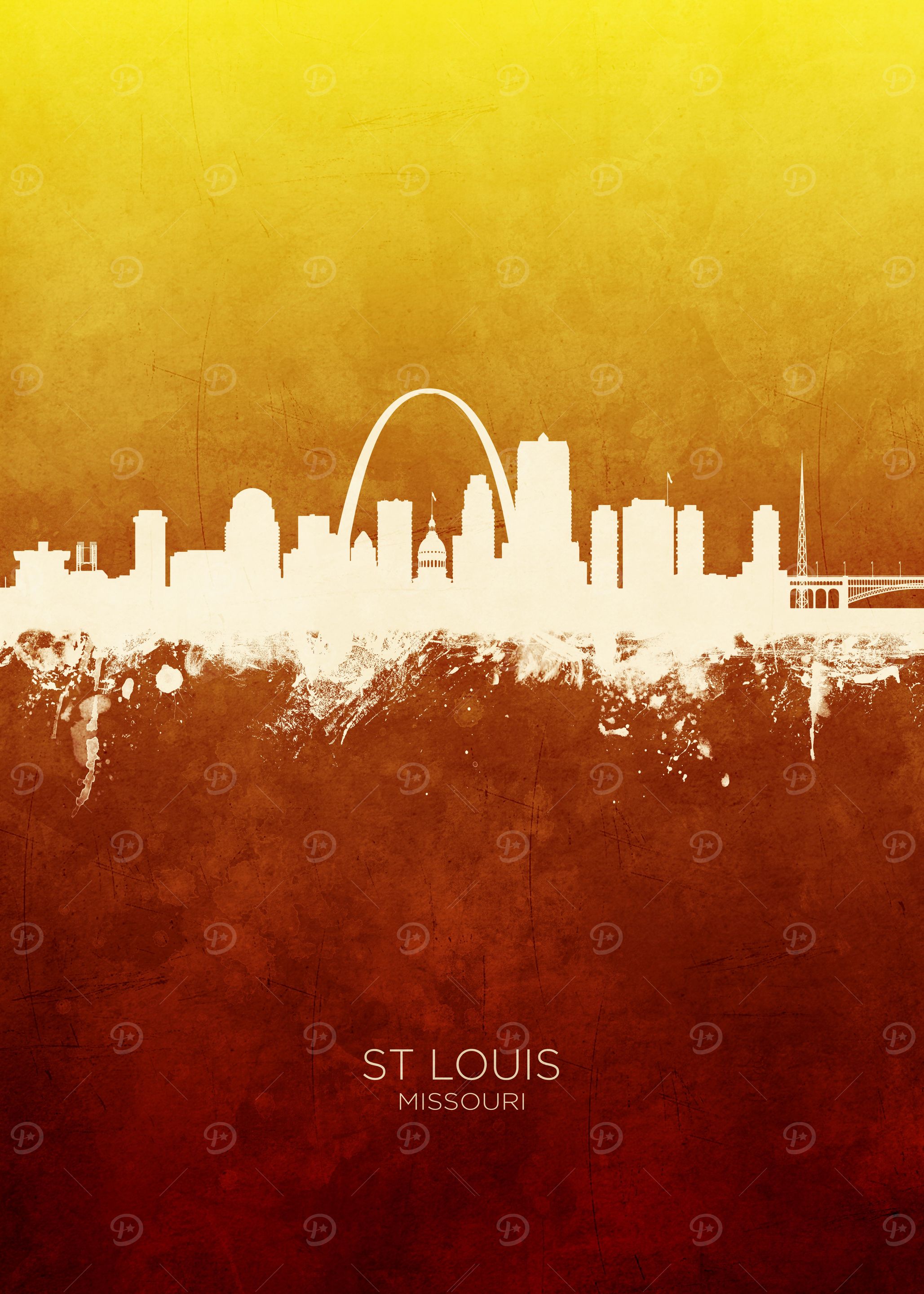 St Louis Missouri Skyline