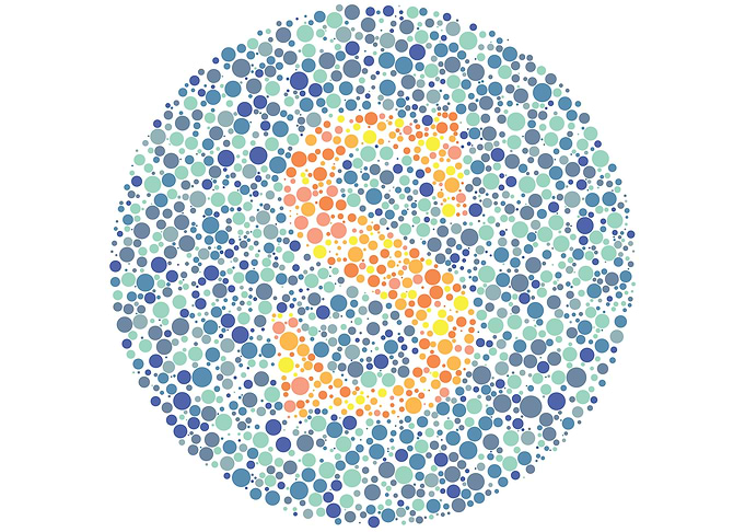 S Eye Test Letter Circle