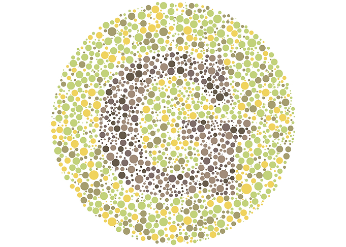 G Eye Test Letter Circle