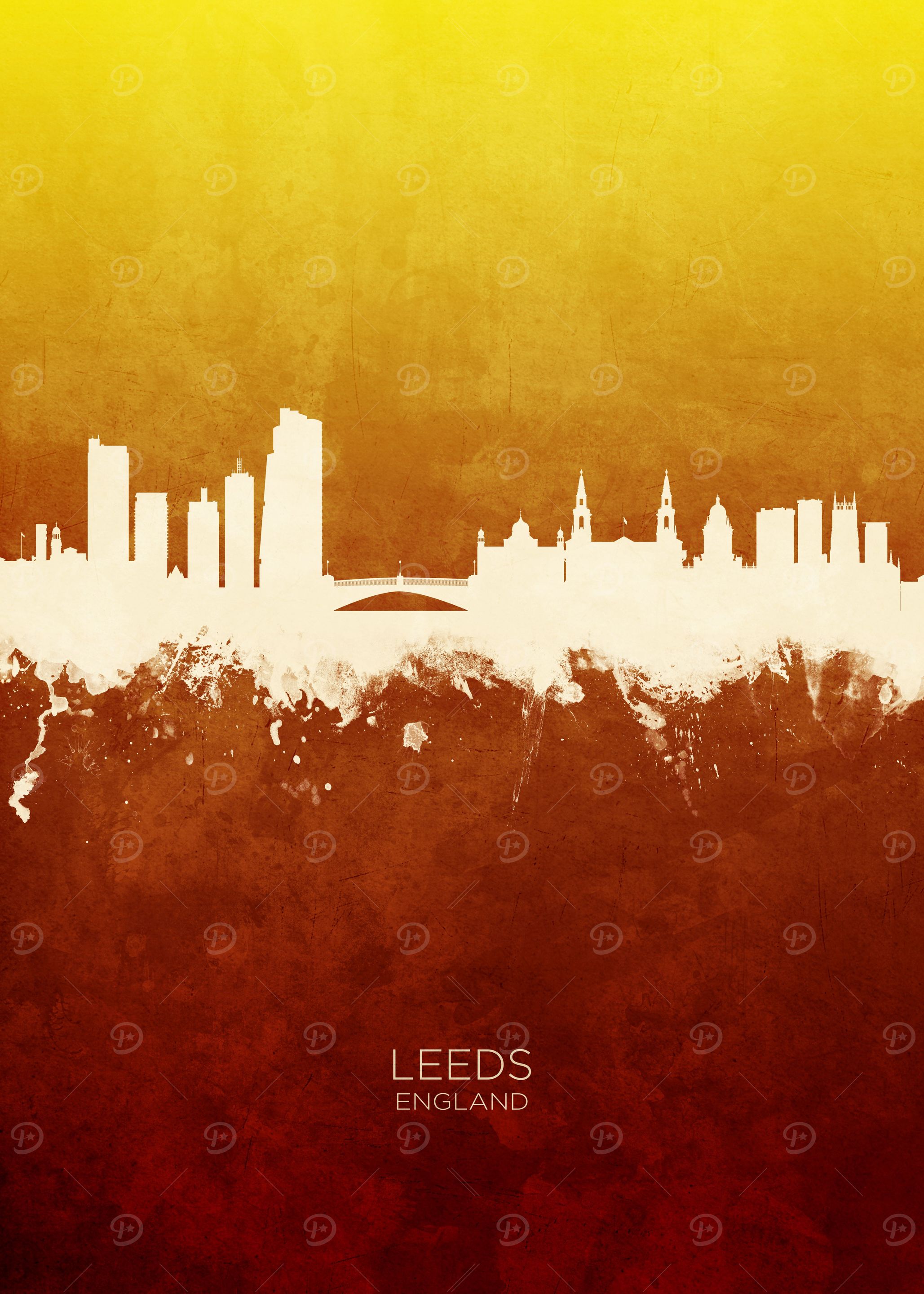 Leeds England Skyline