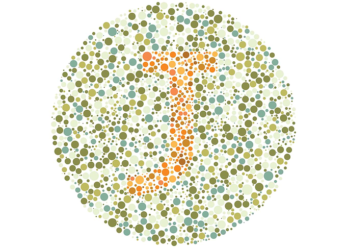 J Eye Test Letter Circle