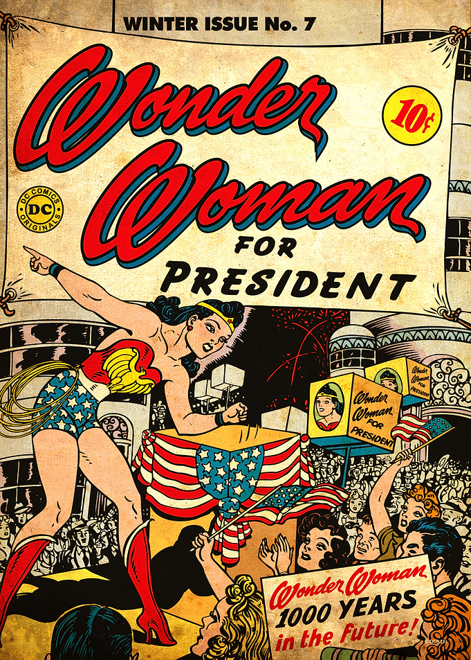 Wonder Woman for President by H. G. Peter