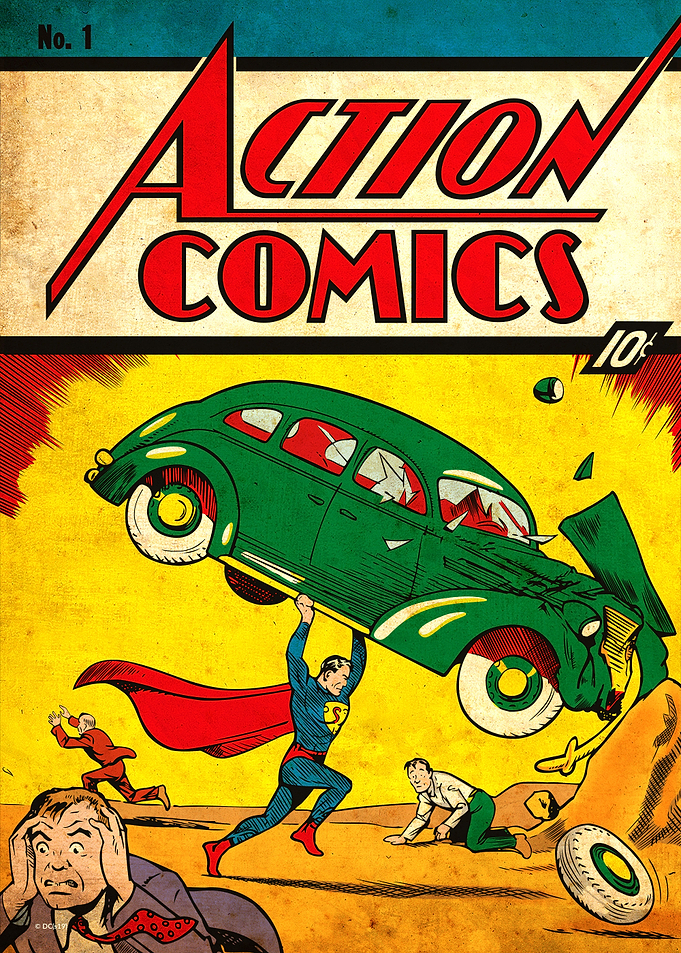 Action Comics Superman by Joe Shuster