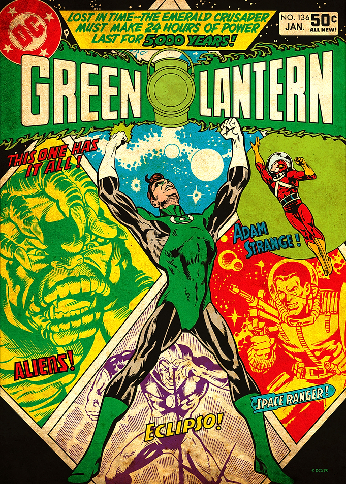 Green Lantern 136 by Dick Giordano and Rich Buckler and Joe Staton and Frank McLaughlin and Dave Cockrum
