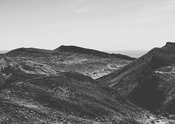 mountain in the desert