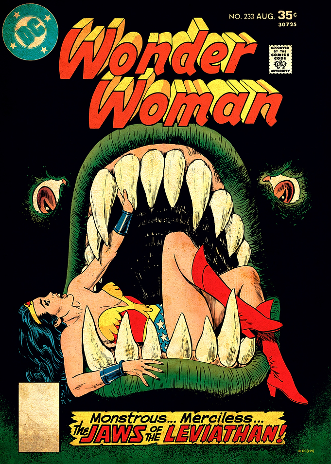 Wonder Woman Jaws of Leviathan by Gray Morrow