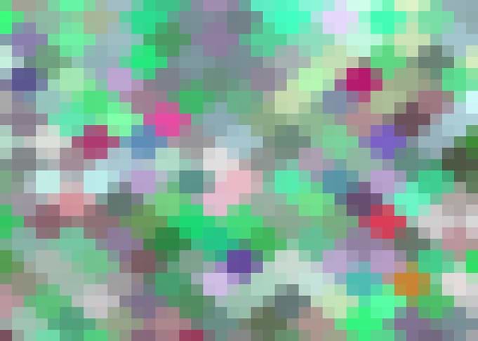 geometric square pixel art