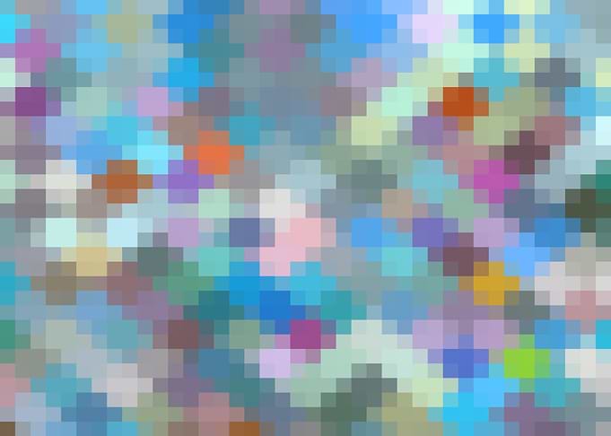 geometric square pixel art