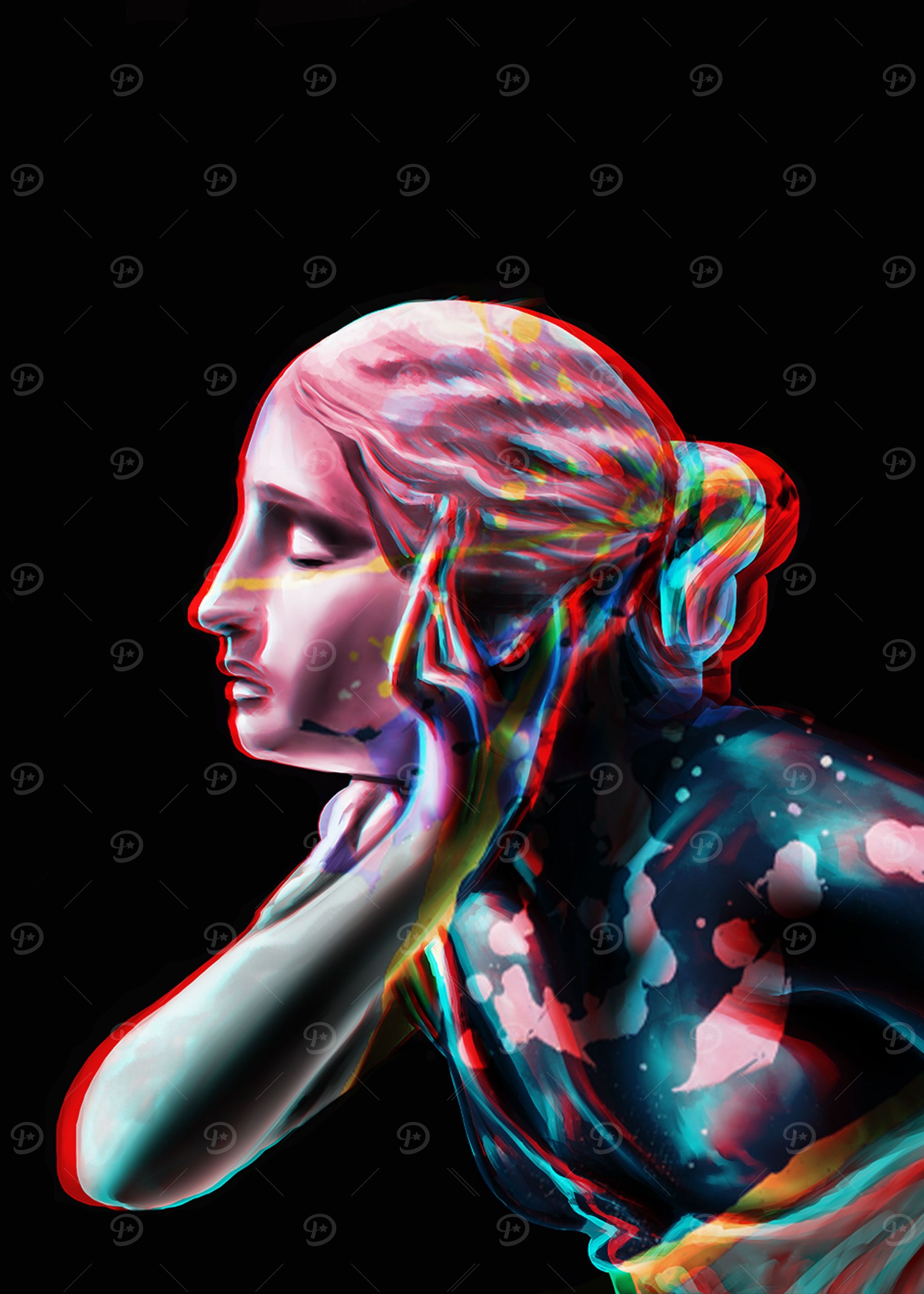 Abstract statue