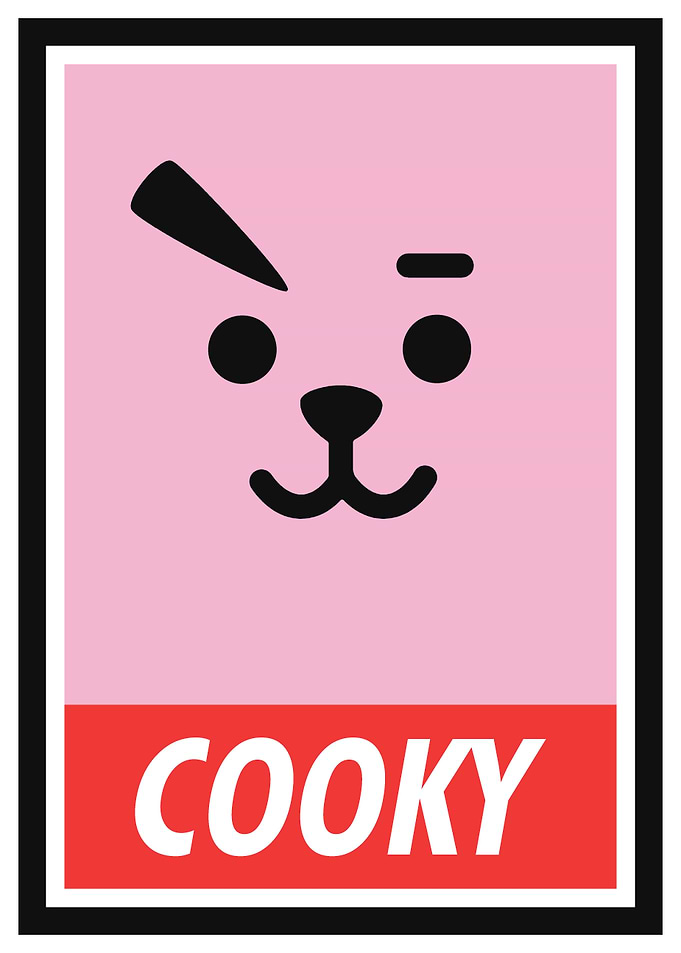 COOKY BT21 OBEY STYLE