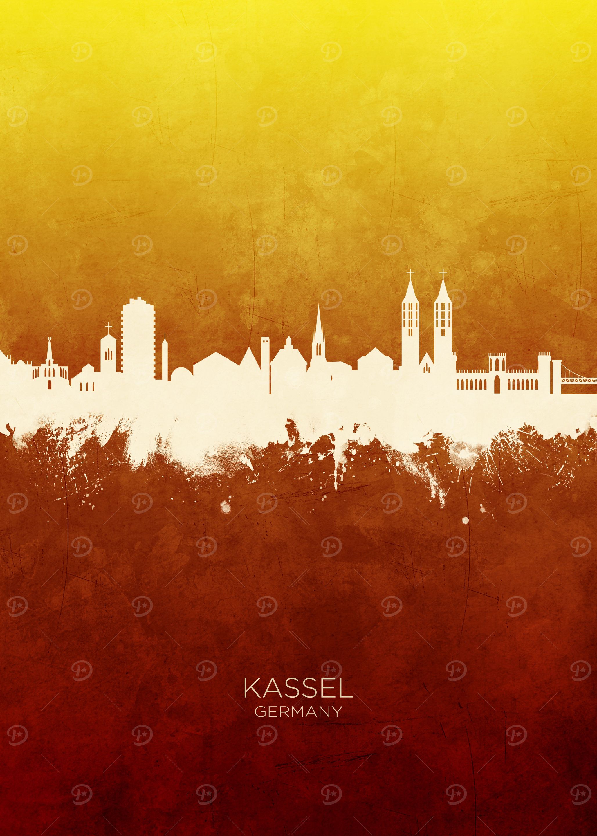 Kassel Germany Skyline