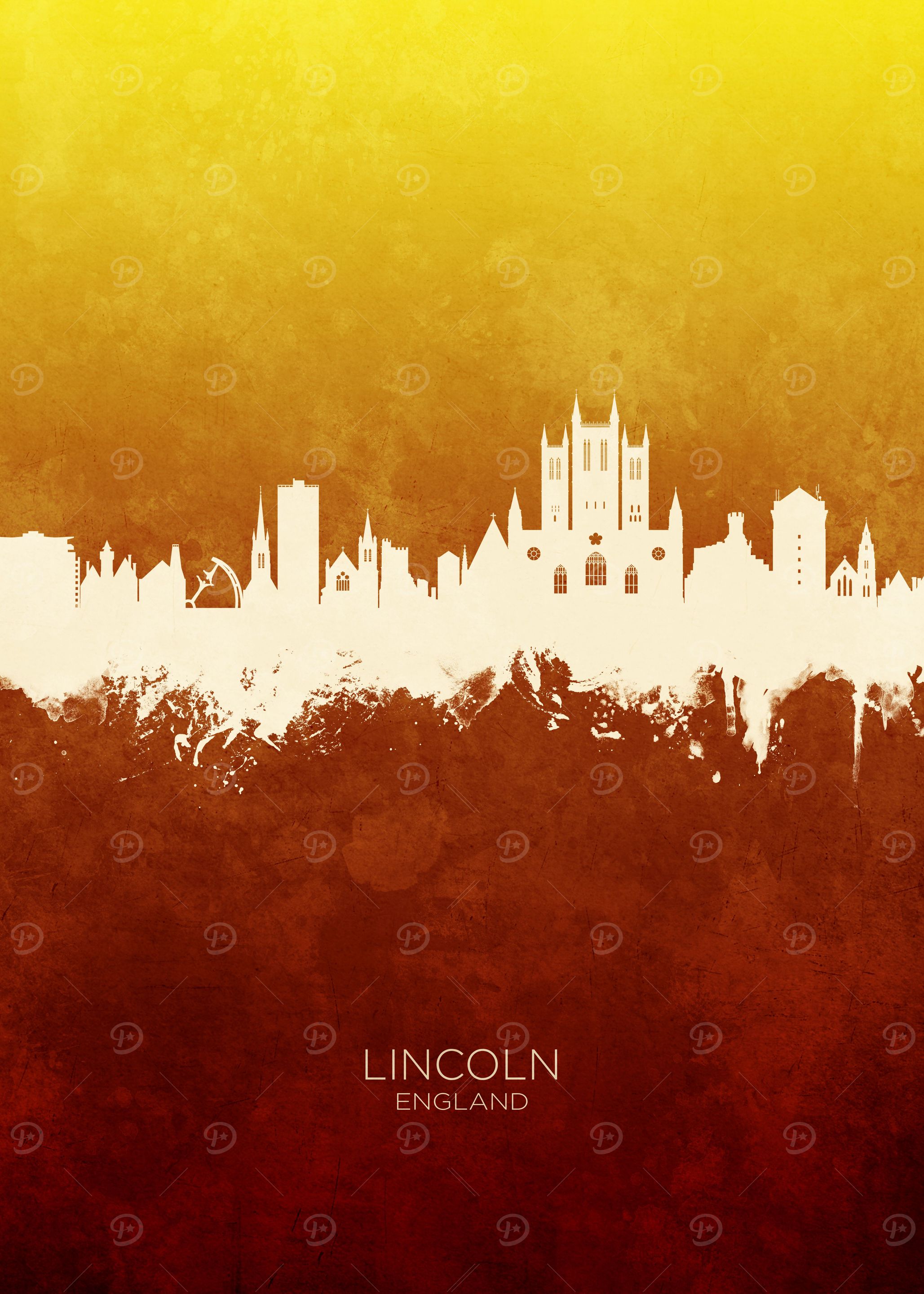 Lincoln England Skyline
