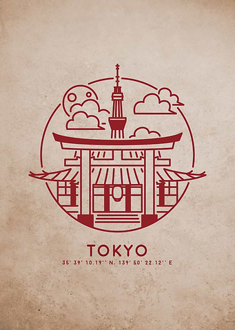 Tokyo Line Art
