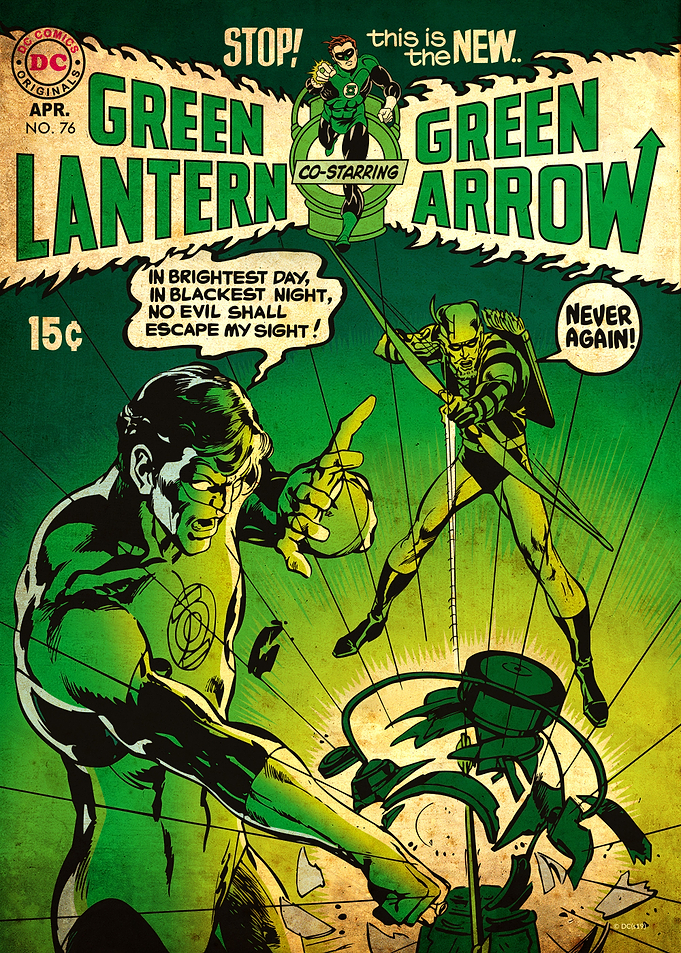 Green Lantern and Green Arrow 76 by Neal Adams and Jack Adler