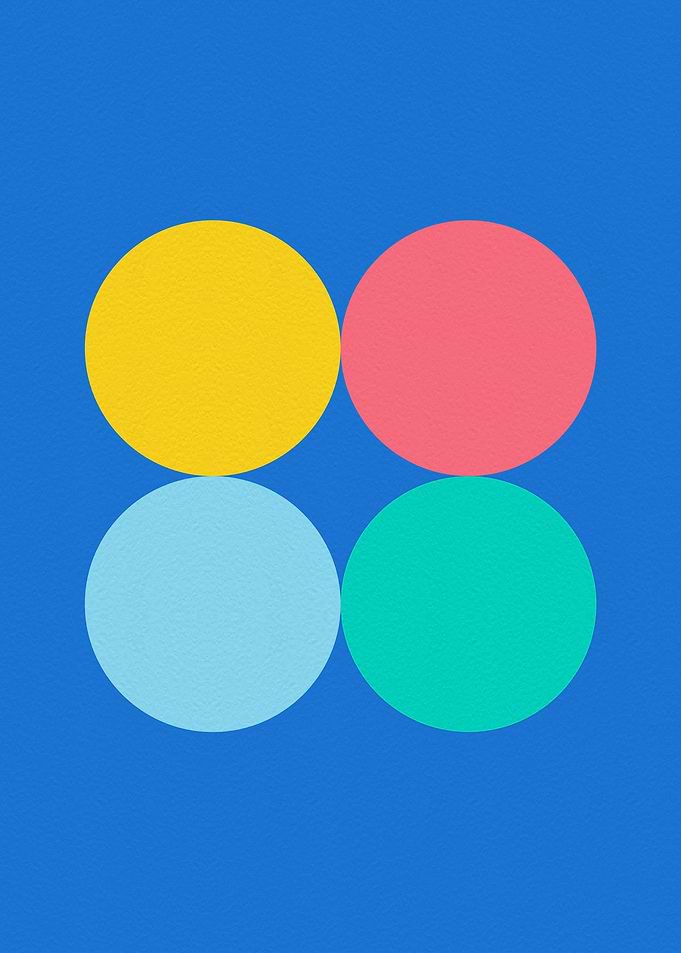 Four Happy Circles