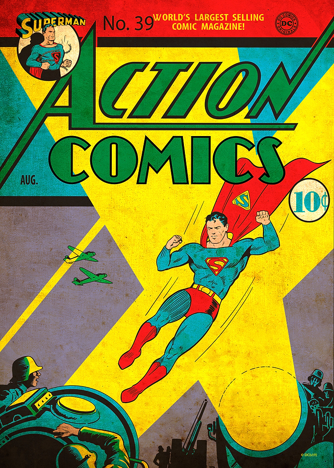 Action Comics Superman 39 by Fred Ray