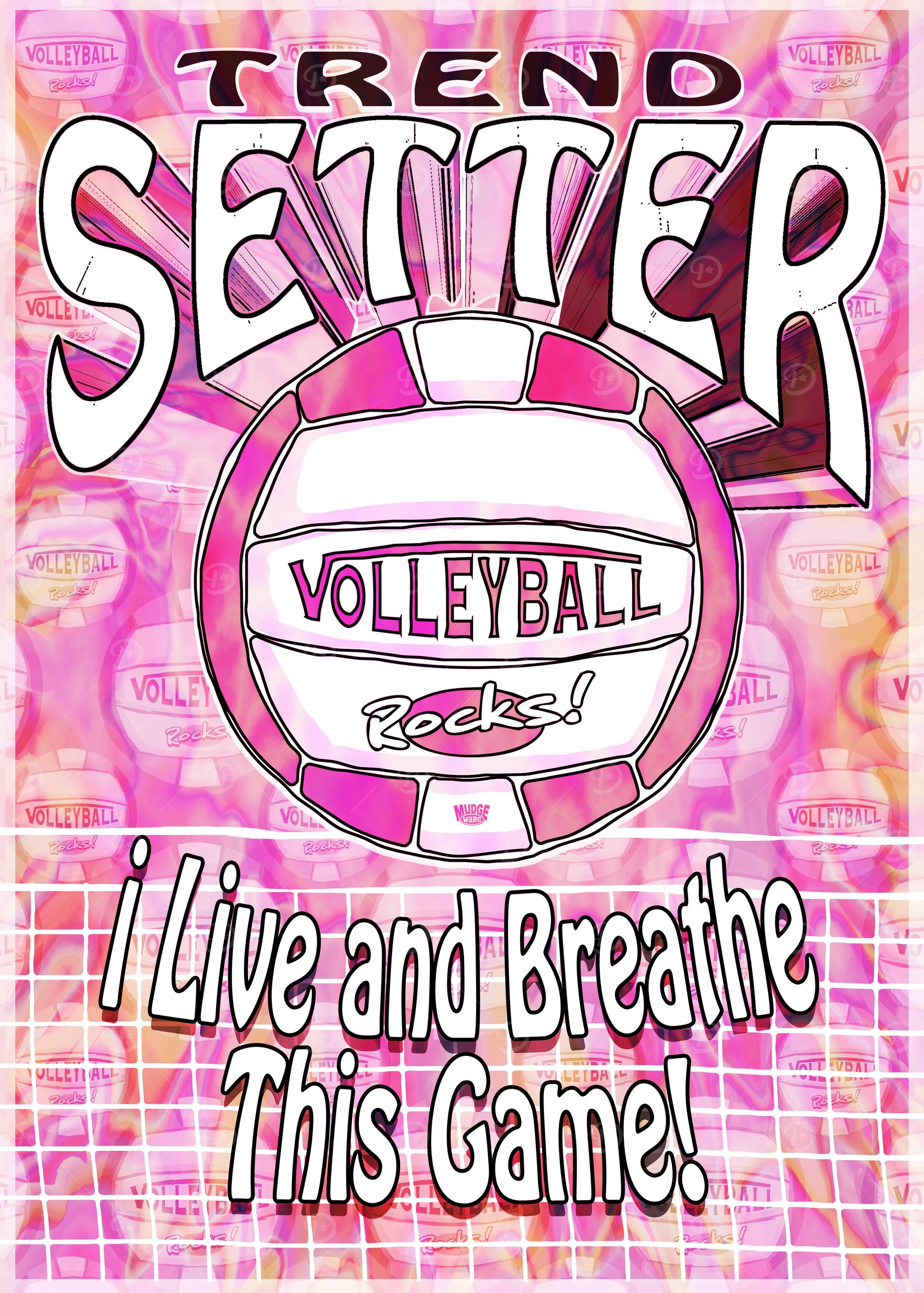 Trend Setter Pink Vball