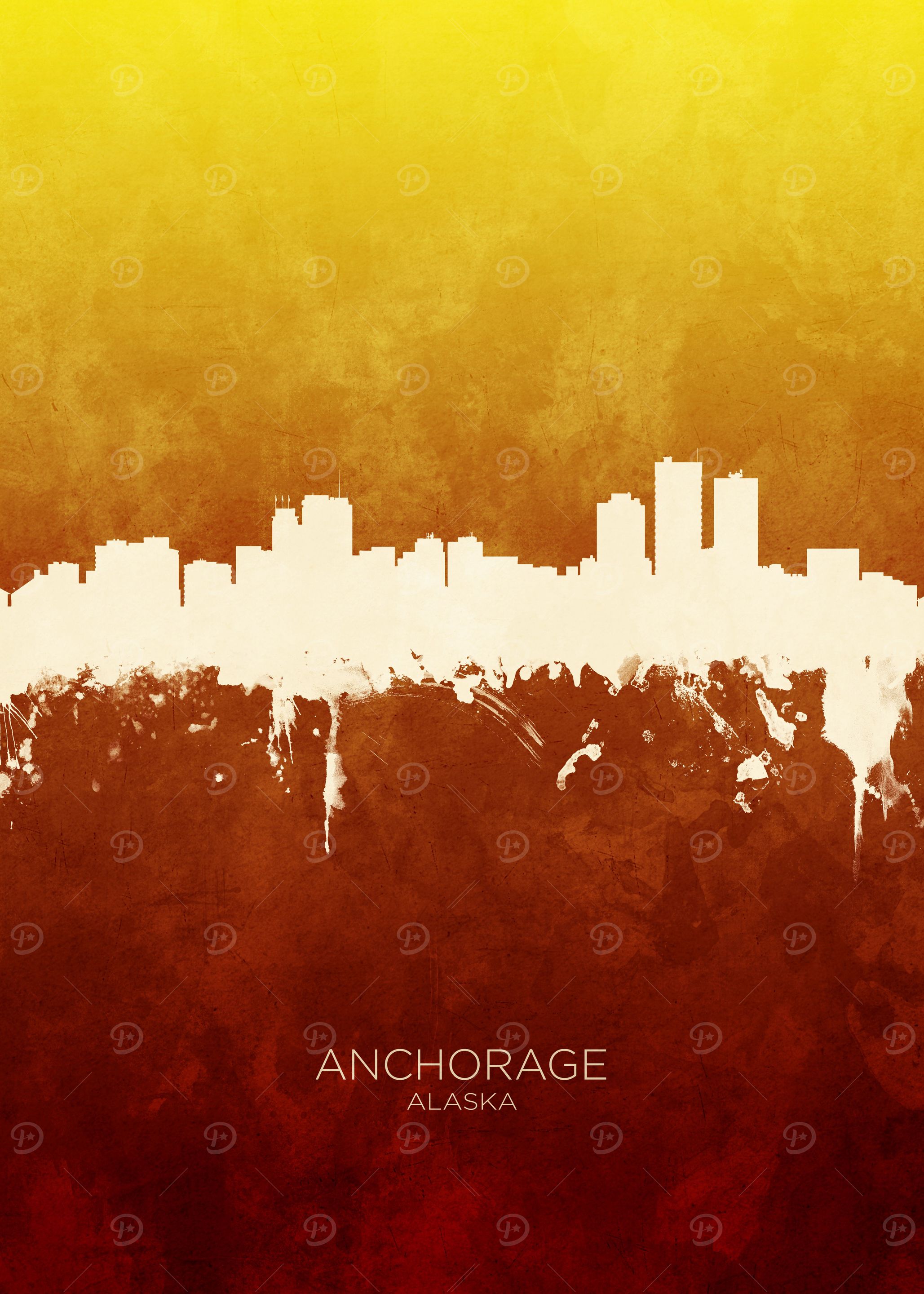 Anchorage Alaska Skyline