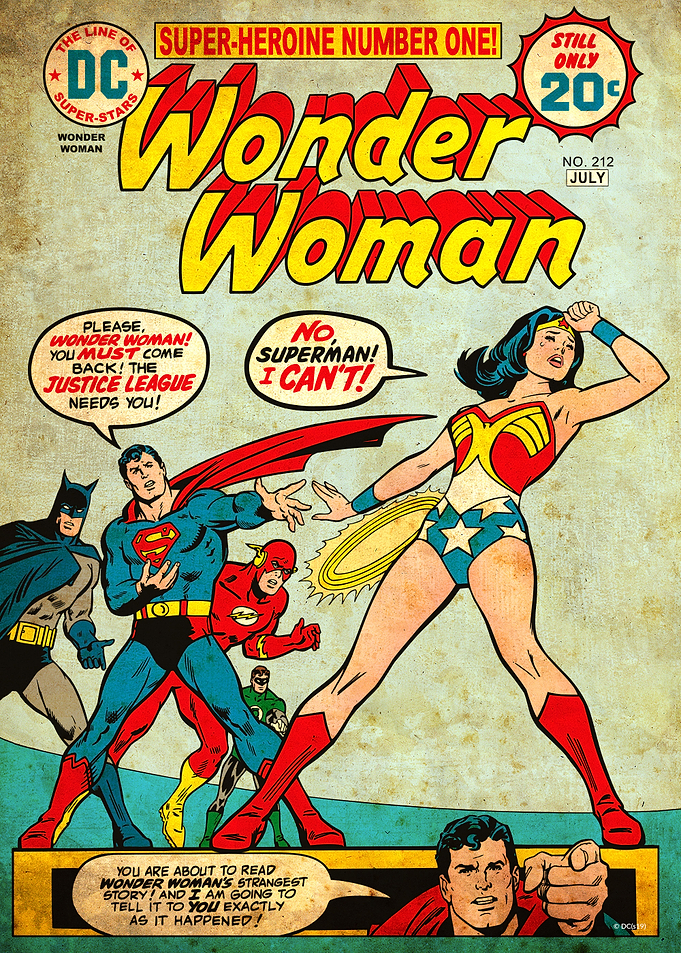 Wonder Woman 212 by Bob Oksner