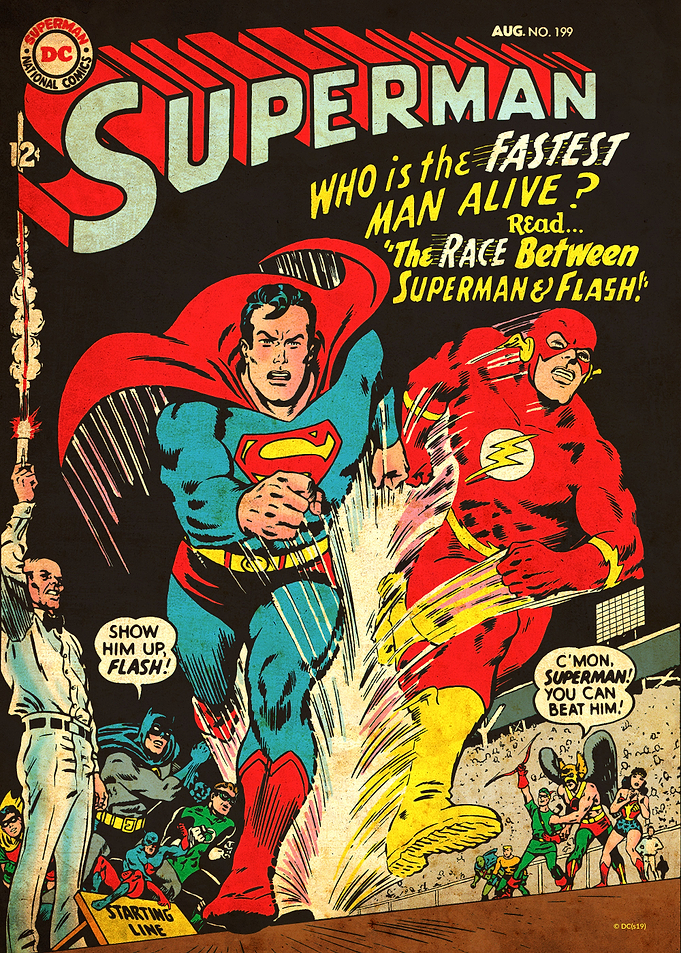 Action Comics Superman by Carmine Infantino and Murphy Anderson