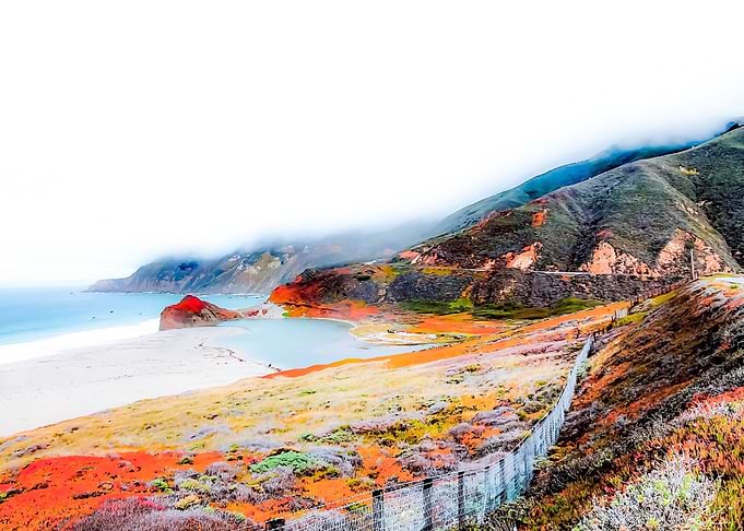 ocean view from USA