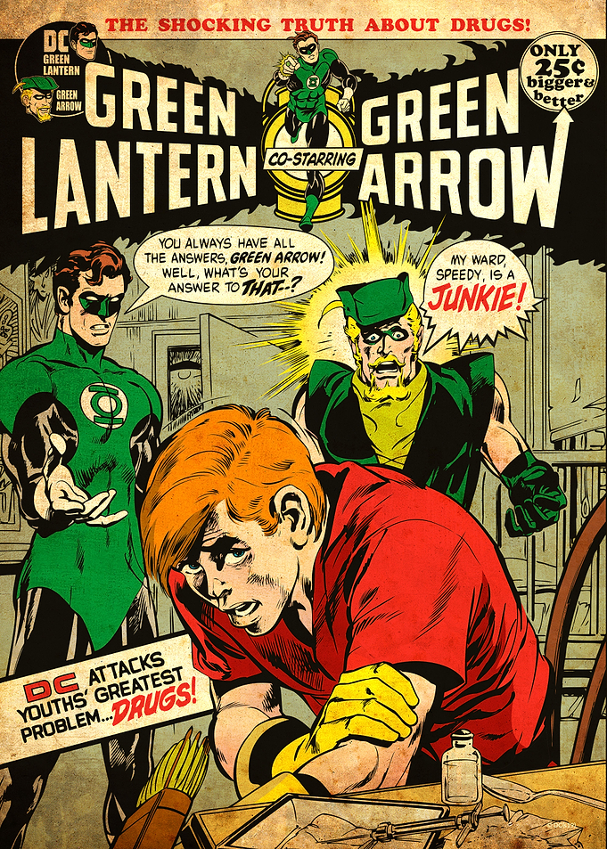 Green Lantern co-starring Green Arrow Junkie by Neal Adams and Dick Giordano