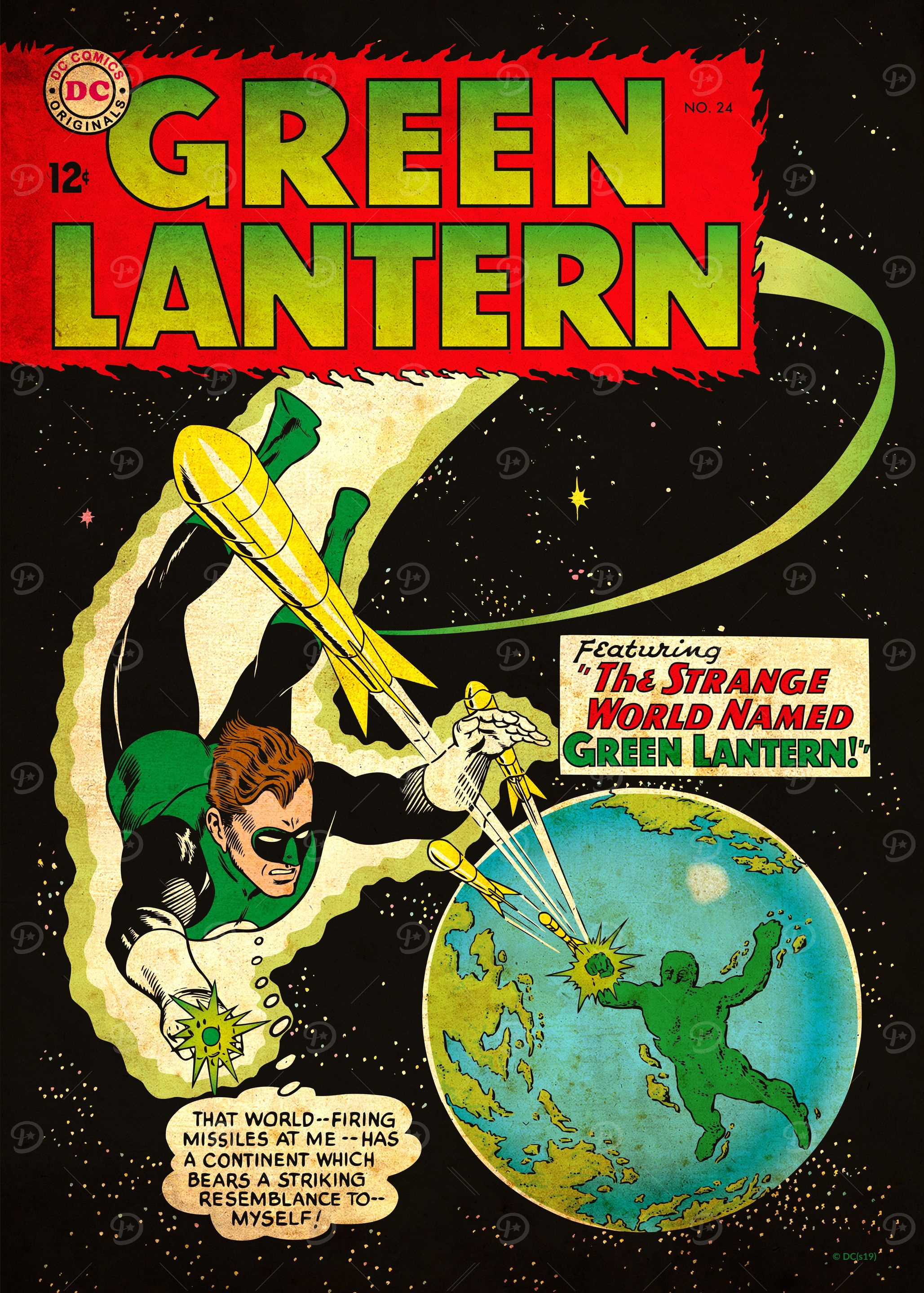 Green Lantern 24 by Gil Kane and Murphy Anderson