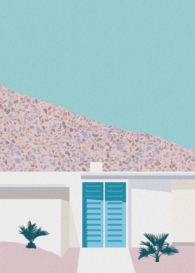 Palm Springs Blue Door