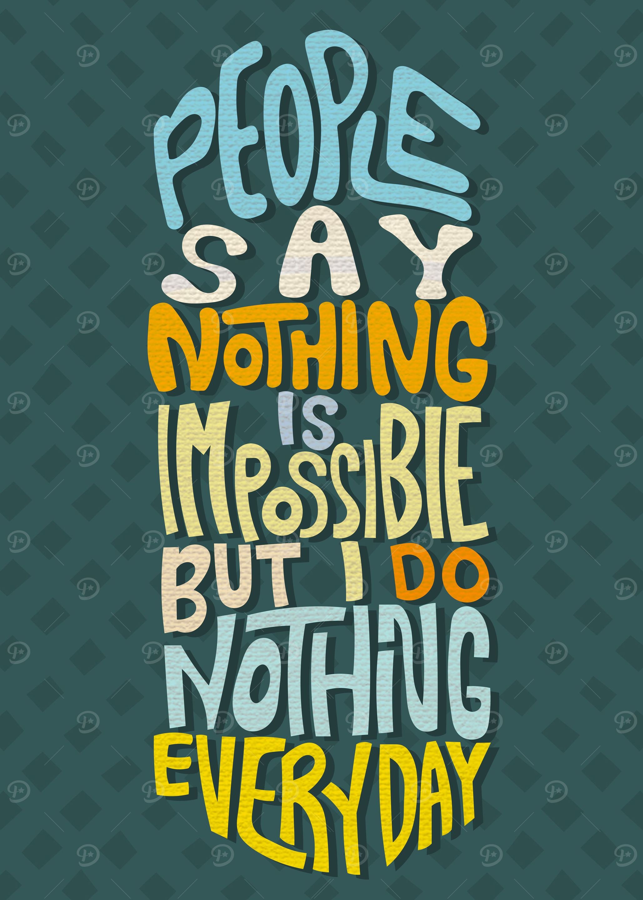 People say nothing