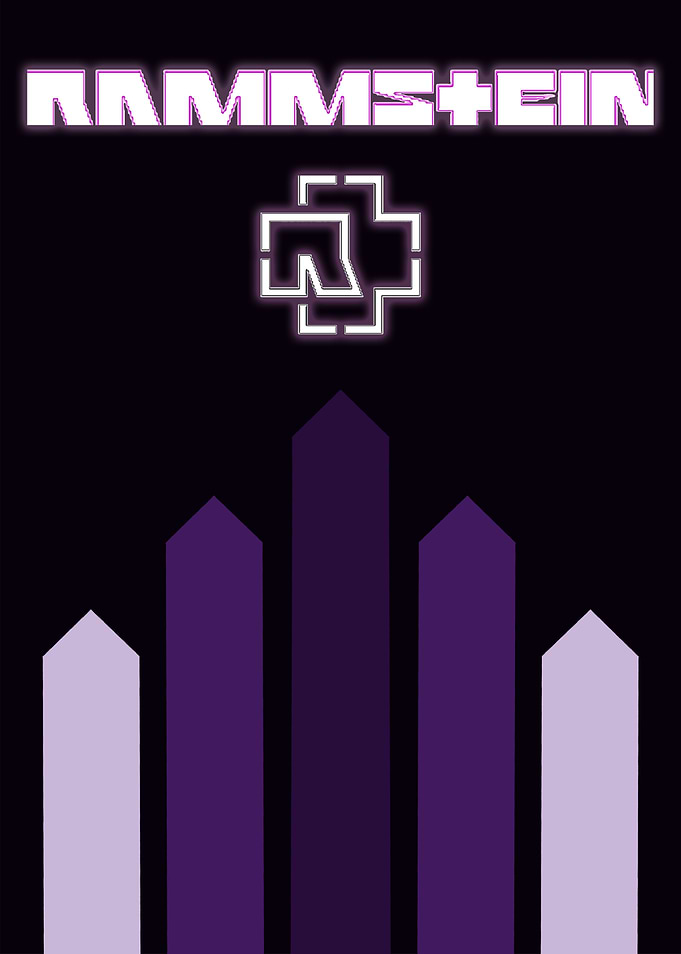 Rammstein pillars violet