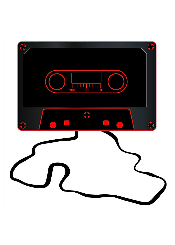 Unwound Audio Cassette