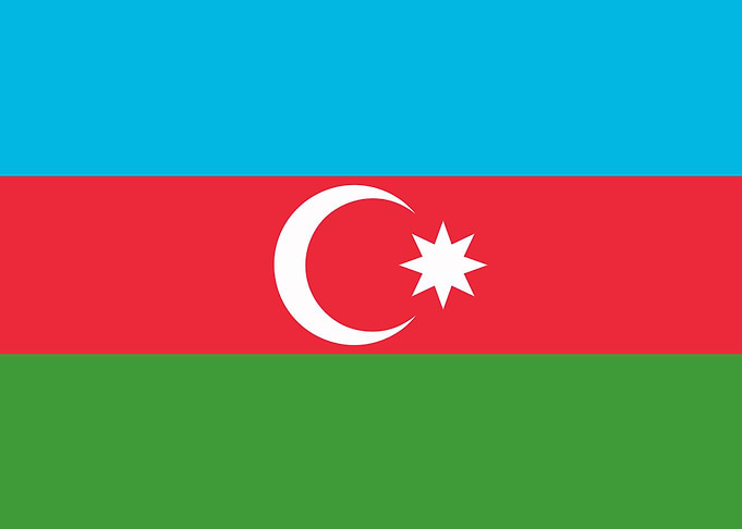 Azerbaijan National Flag
