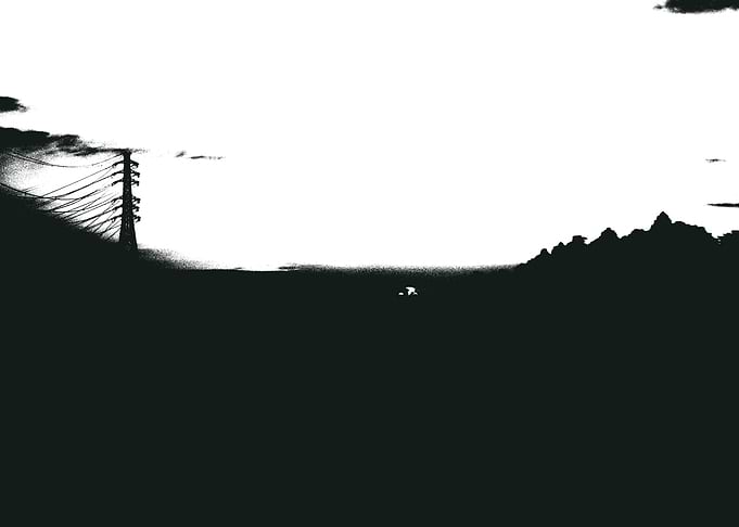 Black and White Landscape