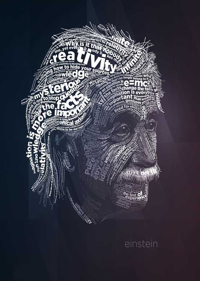 Einstein Quotes Art