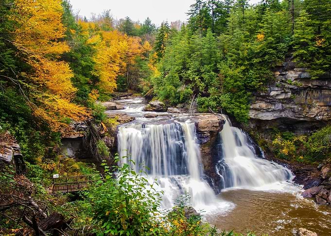 Mountain Waterfall