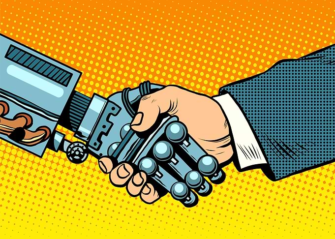 Robot and Man