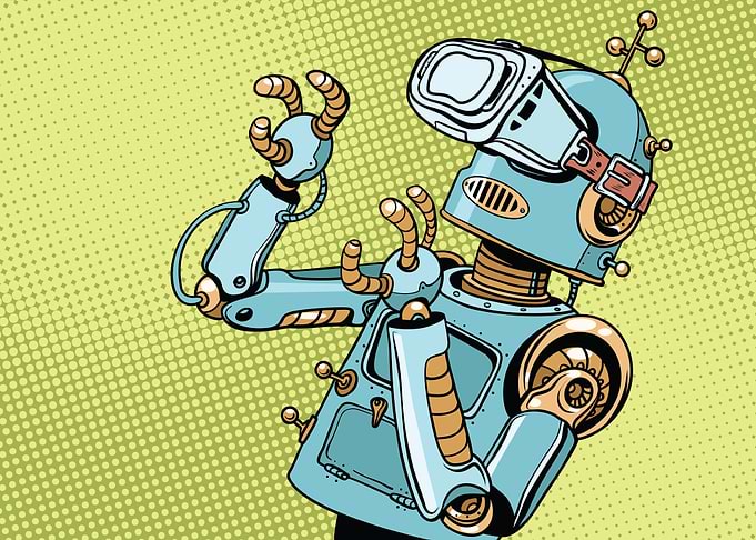Scared Robot