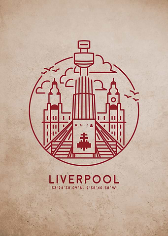 Liverpool Line Art