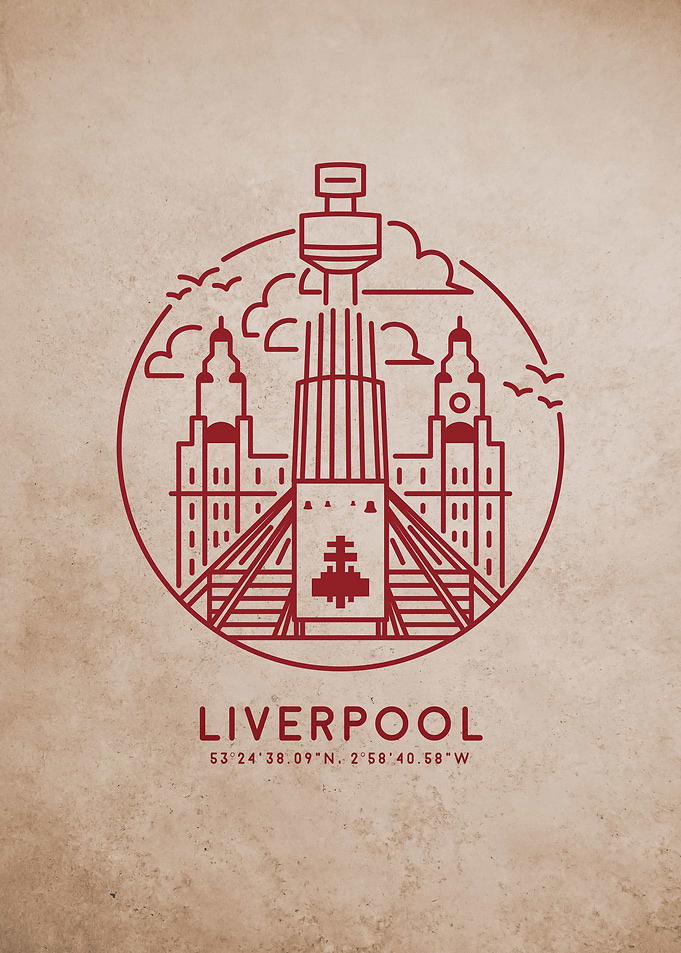 Liverpool Line Art