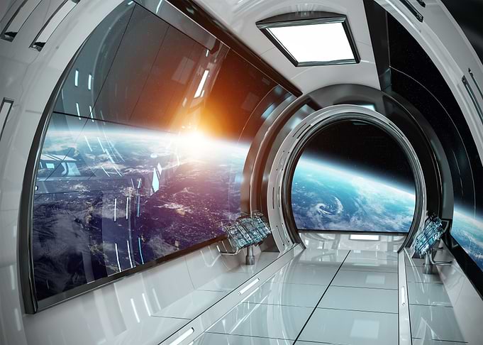 Airlock Over Earth