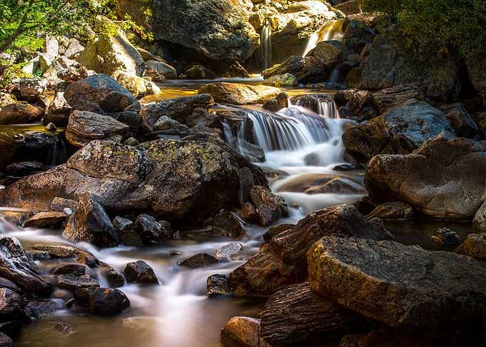 Beautiful waterfall view