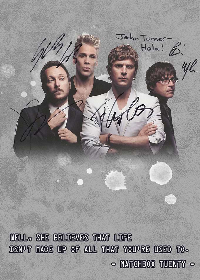 Matchbox Twenty Canvas