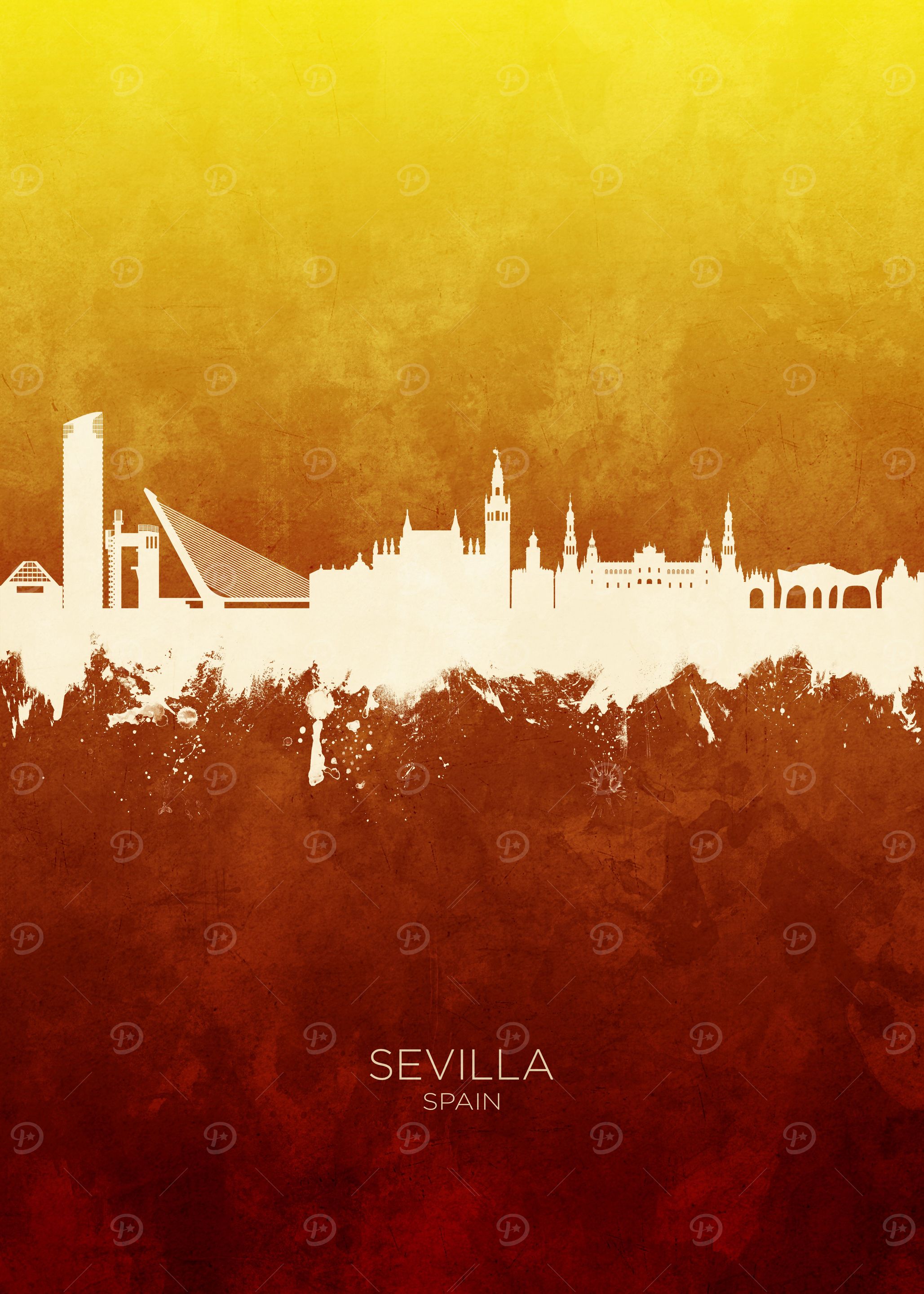Sevilla Spain Skyline