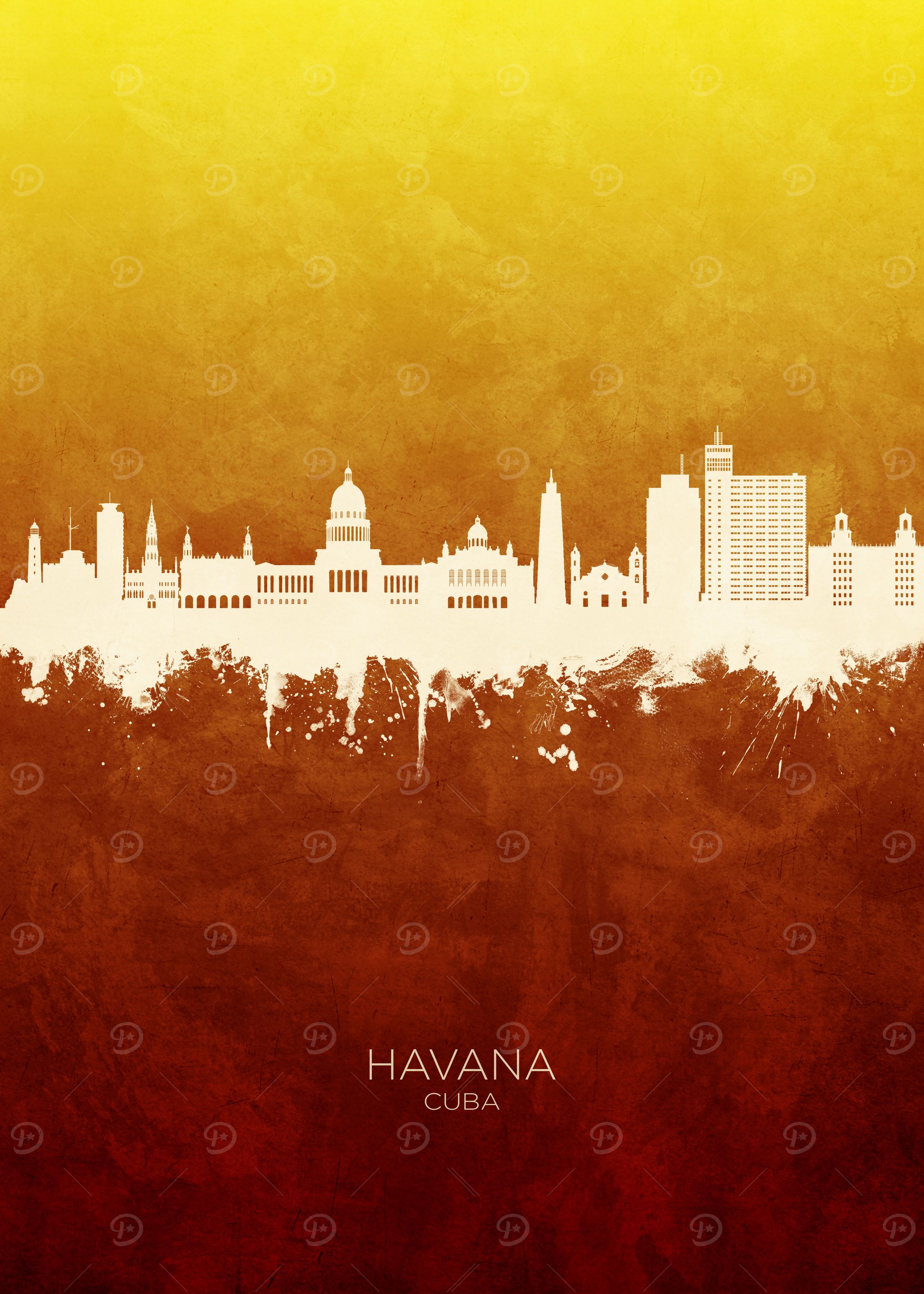Havana Cuba Skyline