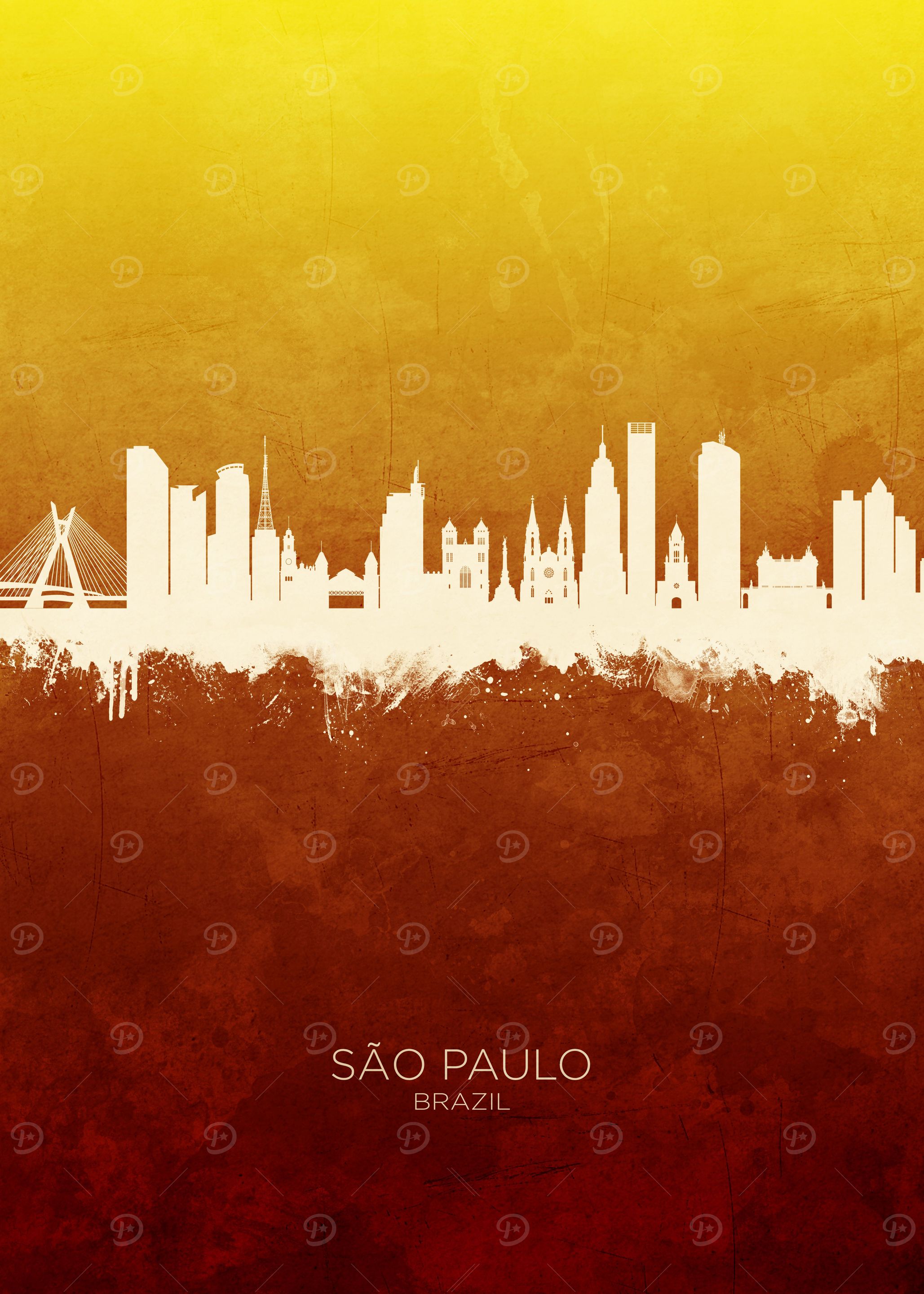 Sao Paulo Brazil Skyline